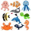 Vlokup Sea Animals Felt Sewing Kit for Kids, Ocean Animals Kids Sewing Kit for Beginners Ages 7 8 9 10 11 12， Sewing Craft Kit Educational and Fun Gift for Girls and Boys