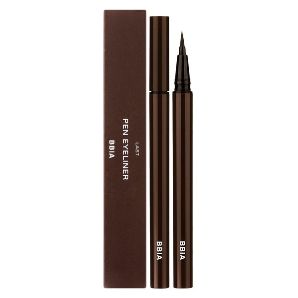 BBIA Last Pen Eyeliner - Waterproof Liquid Pen Eye Liner Long-Lasing Quick Dry Multi-Proof Easy Drawing Ink Tank Type with Precise & Flexible Fine Brush No-Skip Korean Eye Makeup (02 SHARPEN BROWN)