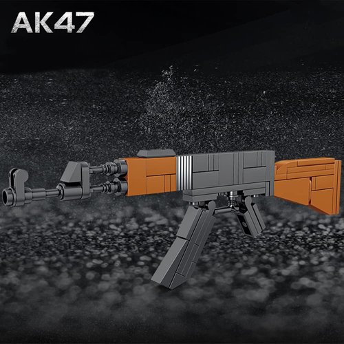 8 Mini Guns Building Blocks Toys Set, Gun Toy Military Weapon Models Building Block Set Stem Toys, Party Supplies Gifts Party Favor for Kids, Goodie Bags, Birthday