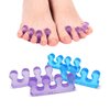 SUNFATT Toe Separators for Pedicure,Toe Separators for Women,Pedicure Toe Spacers for Separating Toenails or Nails,Easy Finger and Toenail Polish Grooming,Soft Gel Toe Spacers Pedicure Kit.