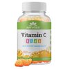Natvites Vitamin C Gummies for Kids, Orange Flavored, Immune Support Supplement, Non-GMO, Gluten-Free, Vegan, Nut-Free, and Dairy-Free, 120 Count (Pack of 1)