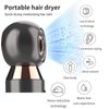 Professional Hair Dryer 800W Lightweight & Compact Blow Dryer Powerful Flow Hair Dryers for Travel and Home Concentrator Nozzle Gray