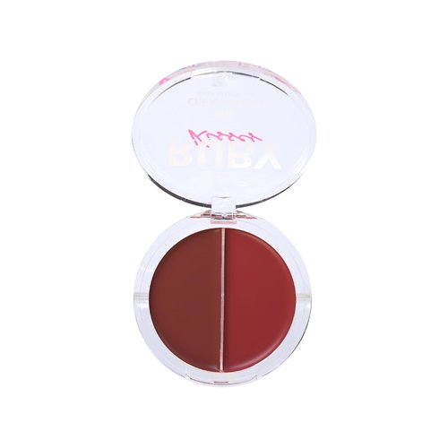 Ruby Kisses Duo Cream Blush, Smooth, Natural-Looking, Long-Lasting Face Makeup Blush for Cheeks, Lips, and Eyes, Buildable and Blendable, Infused with Green Tea, Aloe Vera Extract, and Hyaluronic Acid