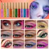 Colorful Liquid Eyeliner Set, 10 Colors Metallic Shimmer Glitter Eyeshadow, Long Lasting Waterproof Sparkling Eyeliner Eye Shadow