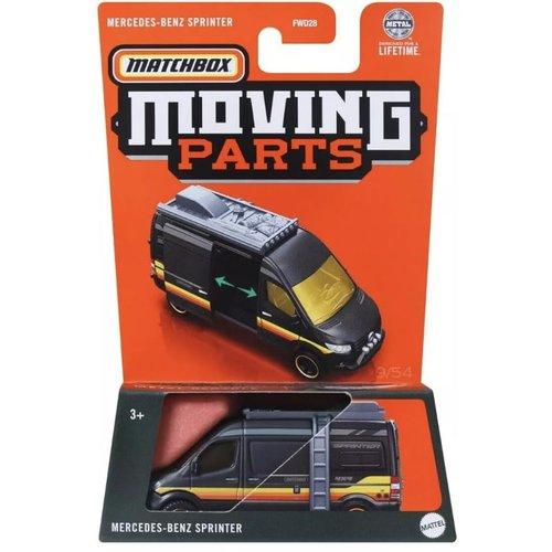Matchbox Moving Parts Mercedes-Benz Sprinter Van 1:64 Die-Cast Toy Car