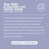 Petal Fresh Tea Tree & Volcanic Ash Facial Mask, Blemish Control, Clean Skincare, Pair With Facial Cleanser, Vegan and Cruelty Free, 7 oz