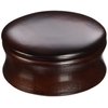 Kingsley Shave Soap Bowl with Lid Dark Wood