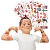 Canada Temporary Tattoos Sticker for Kids Birthday Party Supplies Decorations Party Favors 100PCS Tattoo Maple Syrup Canadian flag Canada Travel Themed Cute Kids Boy Gifts Ideal School Prizes Rewards