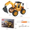 Jixin Xyzhi Sets Metal Assembly Toys Model Excavator Kits STEM Projects Model Car Kits to Build Jixin Xyzhi Birthday Gifts for Kids 8-16 Yellow