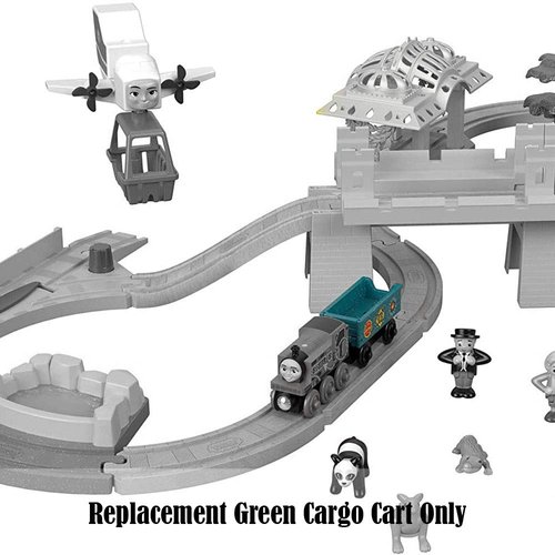 Fisher-Price Replacement Parts for Thomas and Friends Wooden Train Set - FXT66 ~ Wood Big World Adventures ~ Replacement Green Cargo Cart