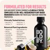 BOLDIFY Hair Growth Serum - 2 oz, 30 Natural Boosters + 4 Clinically Proven Peptides, Lightweight Non-Greasy Scalp Treatment for Thicker, Fuller Hair for Women & Men