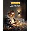 L LOHAS LED Night Light Plug in, Modern Night Lights Plug into Wall, Dusk to Dawn Sensor, Soft White 3000K, 0-100LM Adjustable Brightness, Dimmable Night Lights for Hallway Bedroom Stairway, 2 Pack