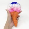 Magik Scented Jumbo Squishies Unicorn Bear Ice Cream Cone Galaxy Toys Cute Slow Rising Squishy Kids Children Adult for Holiday and Stress Relieve (Ice Cream Pink/White/Blue, 7.48 x 4.13 Inch)