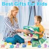Bath Bombs for Kids with Toys Inside - 24 Pack Kids Bath Bombs with Glow in The Dark Surprise Toys Inside, Natural Organic Bubble Bath Fizzy, Valentines Day Gifts for Kid Girls Boys, Valentines Gifts