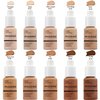 PHOERA Foundation 102 and 103 & Face Primer,Liquid Full Coverage Foundation Set,Foundation Brush Powder Brush,5 Makeup Sponge,30ml PHOERA 24HR Matte Oil Control Concealer (102 Nude + 103 Warm peach)