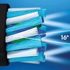 Oral-B Crossaction Electric Toothbrush Replacement Brush Head Refills, Black, 4 Count (Pack of 1)