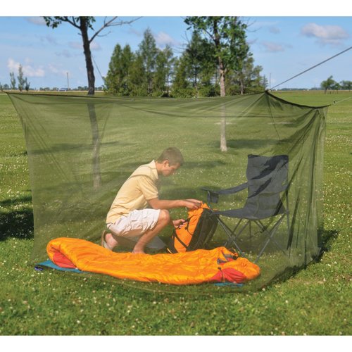 Coghlan's Mosquito Net, Backwoods, Olive Green, Double Wide / 240-mesh (9765)