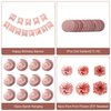 GuoZhiXin Rose Gold Birthday Party Decorations Set - Rose Gold Glittery Happy Birthday banner, Foil Swirls,Tissue Paper Pom Poms, Circle Dots Garland for Birthday Party Decorations,Girls Birthday
