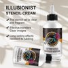 Tattoo Stencil Transfer Gel Solution, Tattoo Stencil Gel, Stencil Magic Cream, Tattoo Application Solution for Transfer Paper Machine Stencils, Long-Lasting & Clear, 150ml