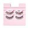KISS Looks So Natural False Eyelashes Double Pack, Lightweight & Comfortable, Tapered End Technology, Reusable, Cruelty-Free, Contact Lens Friendly, Style 'Sultry', 2 Pairs Fake Eyelashes