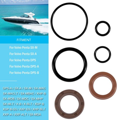 For Volvo Penta Power Steering Actuator Repair Seal Kit 3812269 21910902 FSM018 3860883 3862210 3862513