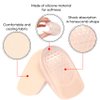 Premium Heel Cushions for Heel Pain Relief & Shoe Comfort - Gel Inserts for Women and Men, High Heel Pad & Grips, Adjust for Shoes Too Big (Small (0.6" Height), Beige)