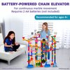 Marble Genius Automatic Chain Lift - The Perfect Marble Run Accessory Add-On Set for Creating Exciting Mazes, Tracks, and Races - Endless Fun, and Creativity, Experience The Thrills of Marble Racing