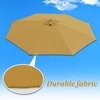 Strong Camel Replacement Patio Umbrella Canopy Cover for 9ft 8 Ribs Umbrella (TAN)