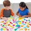 Play Dough Tools for Kids,35 Pieces Playdough Tools Set with Various Plastic Molds,Playdough Cutters,Rollers,Scissors,Dough Extruder
