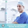 DHMXDC Sonic Electric Toothbrush for Kids and Adults, 5 Modes with 2 Min Build in Timer, Ultrasonic Toothbrush with 4 Brush Heads Charging Power Toothbrush
