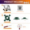 GASPOWOR Camping Propane Stove, Single Burner Propane Stove, Portable Bottletop Backpacking Stove,10000BTU Camp Gas Stove kit for Outdoor Cooking, include a USB Windproof Ligther (Fuel not included)