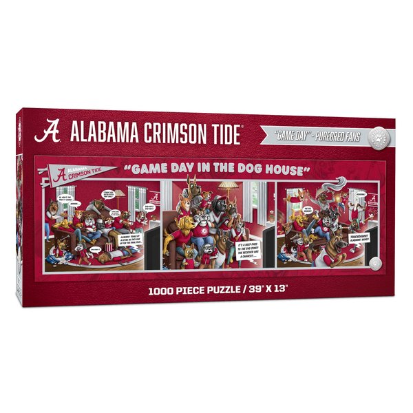 YouTheFan NCAA Alabama Crimson Tide Game Day in The Dog House 1000pc Puzzle