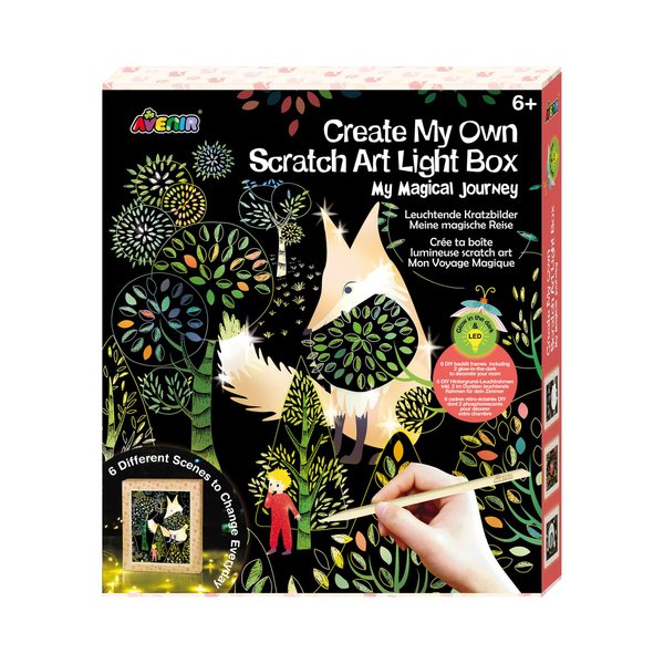 Avenir | Create My Own Scratch Light Box | Create Your own Light Box | Scratch Art for Kids 6+