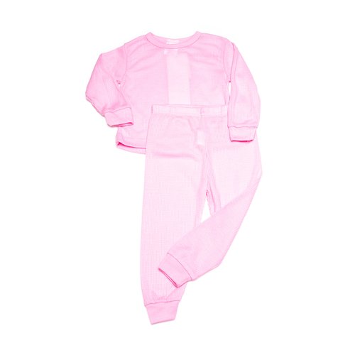 Girls Thermal Underwear Set (6, Pink)