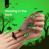 Beetles Gel Polish 15Ml Glitter Green Glow in the Dark Nail Polish Green Gel Polish Soak off Uv Led Nail Lamp Green Gel Nail Polish Nail Art Halloween Gel