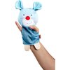 HABA Mouse Hand Puppet with Interactive Grabbing Feature Where Puppeteer's Fingers Become Arms of The Animal