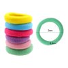 200 Pack Candy Color Girls' Elastics Hair Ties Seamless Ponytail Holder
