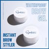 VANERIA Eye Brow Kit 4pcs,Brow Styling Soap,Brow Freeze For Fluffy Brows,Clear Brow Gel+Eyebrow Pomade+Eyebrow Pencils+Eyebrow Brush,Brow Wax Long Lasting Eyebrow Makeup.190g(Black)