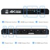 4K HDMI Switch 5 in 1 Out, 5 Port HDMI Switcher Selector Box with IR Remote Control & Auto Switch, Support 4K@30Hz, HDR, HDMI 1.4, HDCP, 3D, 1080P for HDTV PS3 PS4 Xbox Projector Blu-ray Player