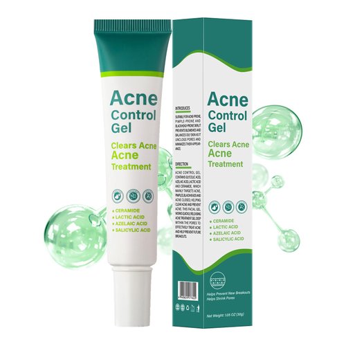 Azelaic Acid Facial Gel,Acne Treatment Gel,With Salicylic Acid ,Ceramide, and Lactic Acid, for Redness Relief, Balance Excess Sebum, Ease Pimple and Clarify Skin,Azelaic Acid Cream 1Fl.oz