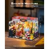 Rolife DIY Miniature House Kit Garage Workshop, Build 1/20 Mini House Building Kit with LED Craft Kits for Aduls Gifts for Him Her Kids