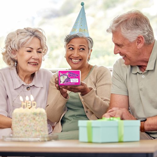 Drooling Kitty Soap Bar - Womens Gag Gifts for Crazy Cat Ladies Girls Night Goody Bags Bachelorette Parties Funny Adults Stocking Stuffers