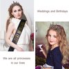 VELSCRUN Birthday Tiara for Women, Birthday Queen Crowns for Women, Gold, Happy Birthday Decorations Accessories