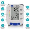 Mabis Digital Premium Wrist Blood Pressure Monitor with Automatic Wrist Cuff that Displays Blood Pressure, Pulse Rate and Irregular Heartbeat, Stores up to 120 Readings