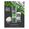 Dove Men+ Care Gift Set – Dove Face + Body Wash, Dove Antiperspirant, Refreshing Extra Fresh Scent, Dove Active Clean Dual-Sided Shower Tool, Christmas Gifts for Men (3 Piece Set)