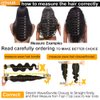 QTHAIR 14A Grade Brazilian Body Wave Human Hair Bundles (22",100g,Natural Black)100% Unprocessed Virgin Body Wave Human Hair Weave Brazilian Body Wave Virgin Hair Extensions