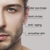 natural outcome Man Skin Eye Cream for Men - Restore & Defend Anti Aging Eye Cream with Peptides, Avocado Oil and Rice Proteins