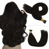 YoungSee Itips Brown Hair Extensions I Tip Hair Extensions Human Hair Itip Human Hair Extensions Dark Brown Real Human Hair I Tip Extensions 18 Inch 60 Strands 50g Dark Brown Hair Extensions