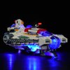 DALDED LED Lighting Kit for Lego Star Wars: Ahsoka Ghost & Phantom II 75357, LED Light Compatible with Lego 75357 Building Block Models (Not Include Lego Set)