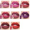 Easilydays Shimmer Gloss Lipstick, Slicks Lip Gloss Diamond Shiny Pink Dark Red Purple Glitter Sparkly Glossy Shimmer Waterproof Girls Lip Glaze for Women, Long lasting High Pigmented Lips Makeup(#04)